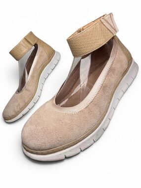 Vionic Camille Tan Suede Mary Jane Ballet Flats Womens 9